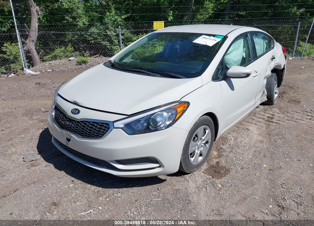 2015 KIA FORTE VIN: KNAFK4A6XF5420193