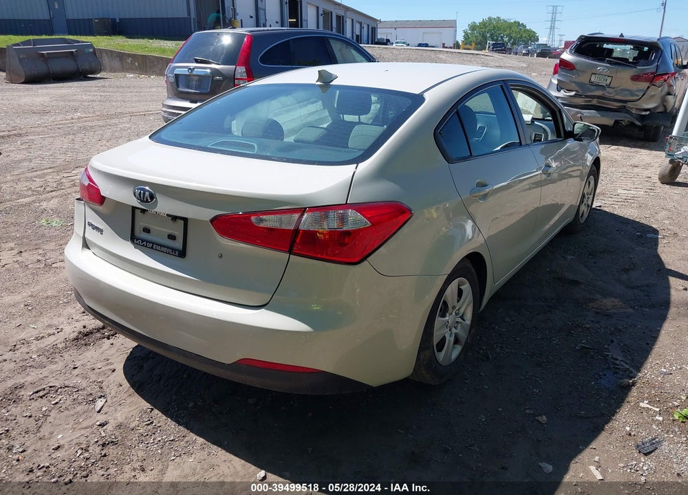 2015 KIA FORTE VIN: KNAFK4A6XF5420193