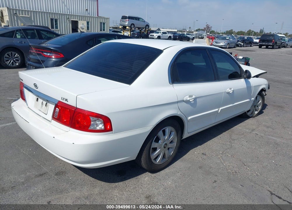 2005 KIA OPTIMA EX V6/LX V6 VIN: KNAGD128955421282