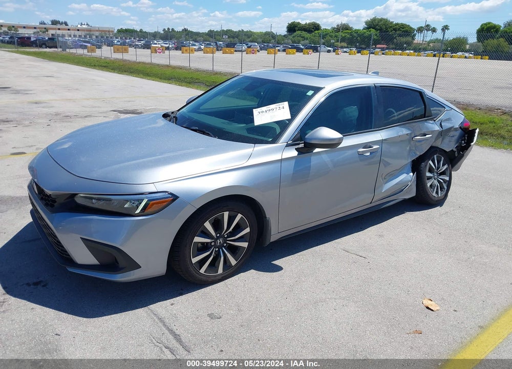2023 HONDA CIVIC EX-L /EX-L W/O BSI VIN: 19XFL1H74PE003624