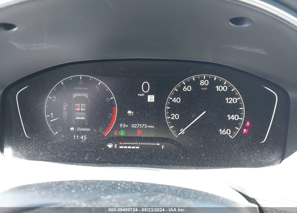 2023 HONDA CIVIC EX-L /EX-L W/O BSI VIN: 19XFL1H74PE003624