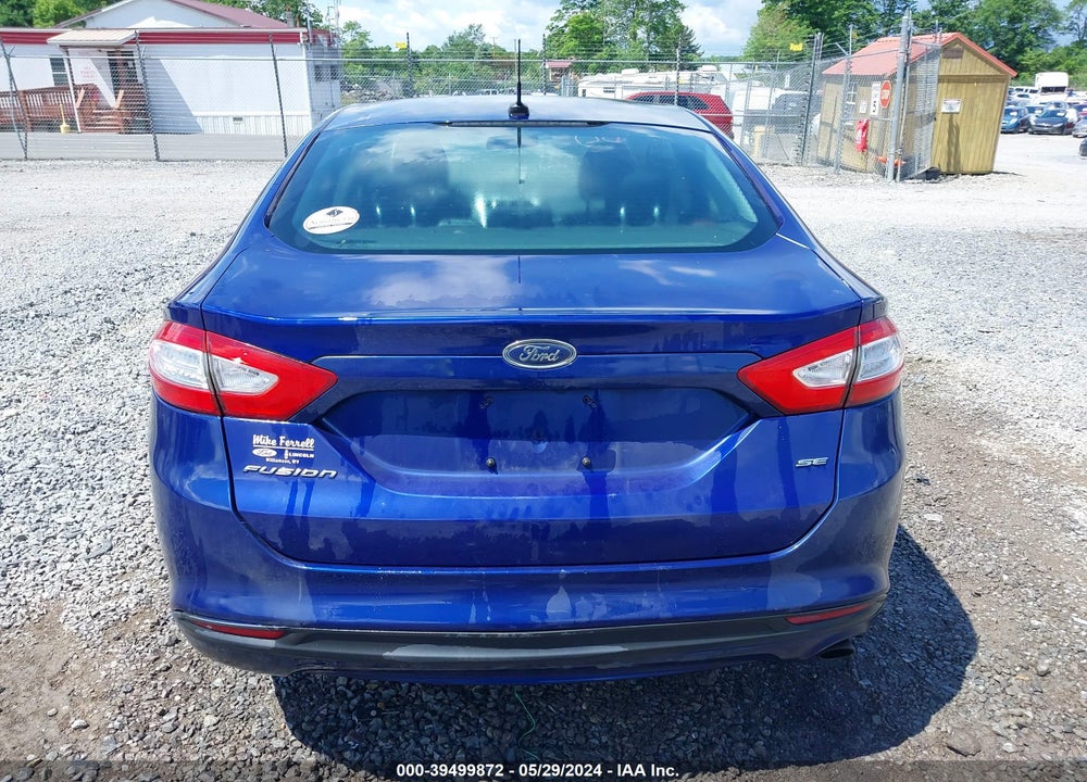 2014 FORD FUSION SE VIN: 3FA6P0H77ER374352