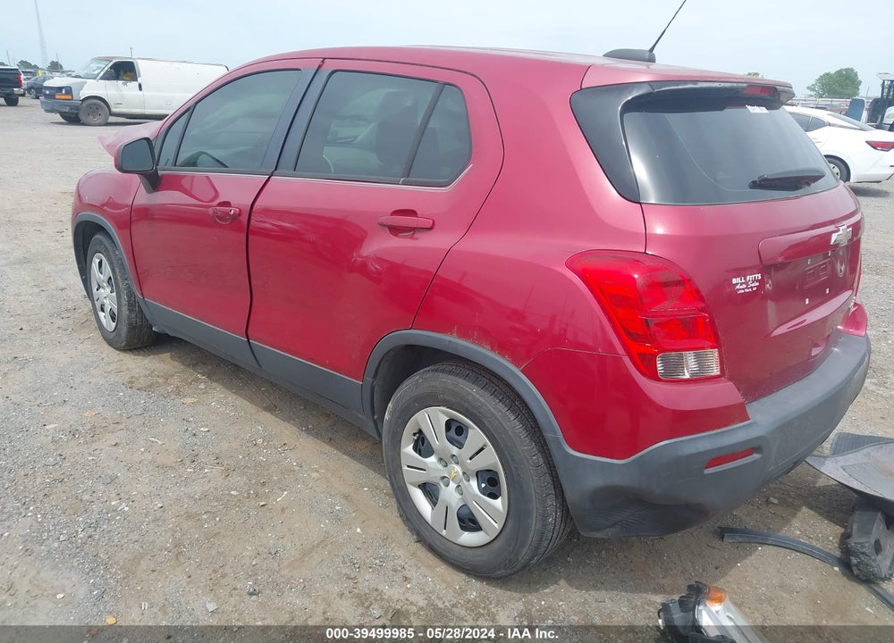 2015 CHEVROLET TRAX 1LS VIN: KL7CJKSBXFB260176