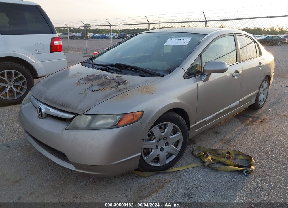2006 HONDA CIVIC LX VIN: 1HGFA16566L098248