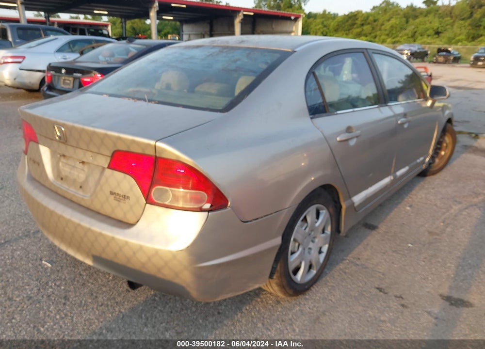 2006 HONDA CIVIC LX VIN: 1HGFA16566L098248
