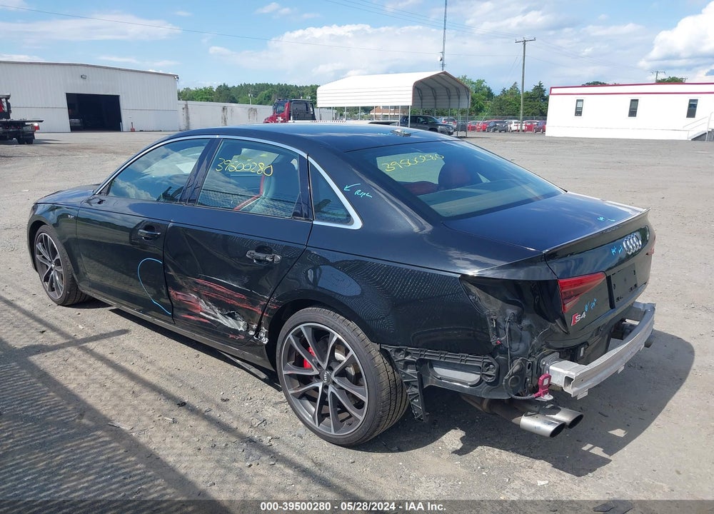 2018 AUDI S4 3.0T PREMIUM PLUS VIN: WAUC4AF4XJA001277
