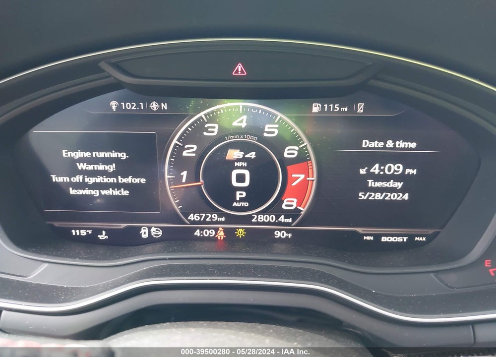 2018 AUDI S4 3.0T PREMIUM PLUS VIN: WAUC4AF4XJA001277