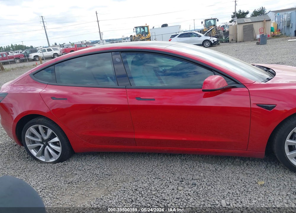 2021 TESLA MODEL 3 LONG RANGE DUAL MOTOR ALL-WHEEL DRIVE VIN: 5YJ3E1EBXMF926590