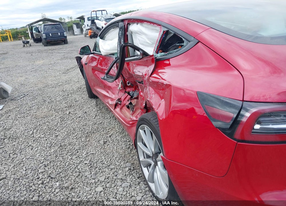 2021 TESLA MODEL 3 LONG RANGE DUAL MOTOR ALL-WHEEL DRIVE VIN: 5YJ3E1EBXMF926590