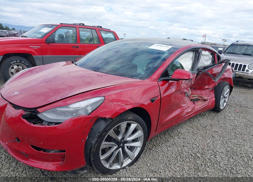 2021 TESLA MODEL 3 LONG RANGE DUAL MOTOR ALL-WHEEL DRIVE VIN: 5YJ3E1EBXMF926590