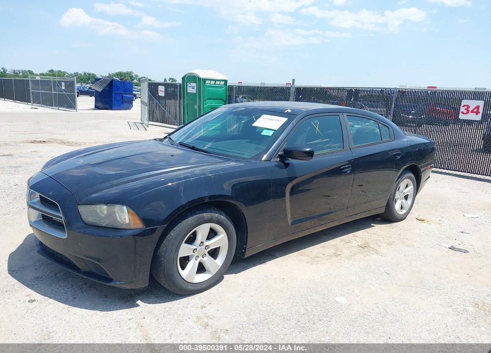 2014 DODGE CHARGER SE VIN: 2C3CDXBG2EH128896