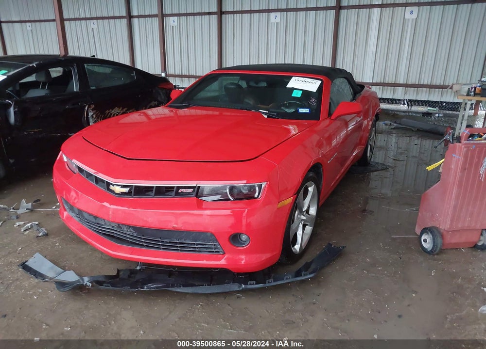 2015 CHEVROLET CAMARO 2LT VIN: 2G1FF3D38F9228558