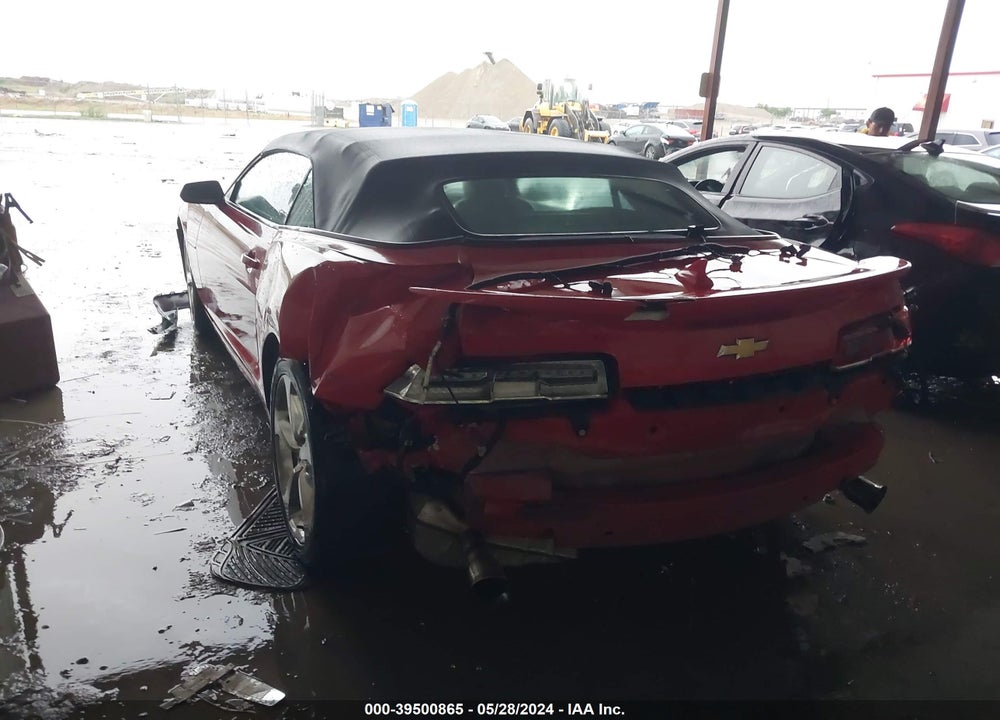2015 CHEVROLET CAMARO 2LT VIN: 2G1FF3D38F9228558