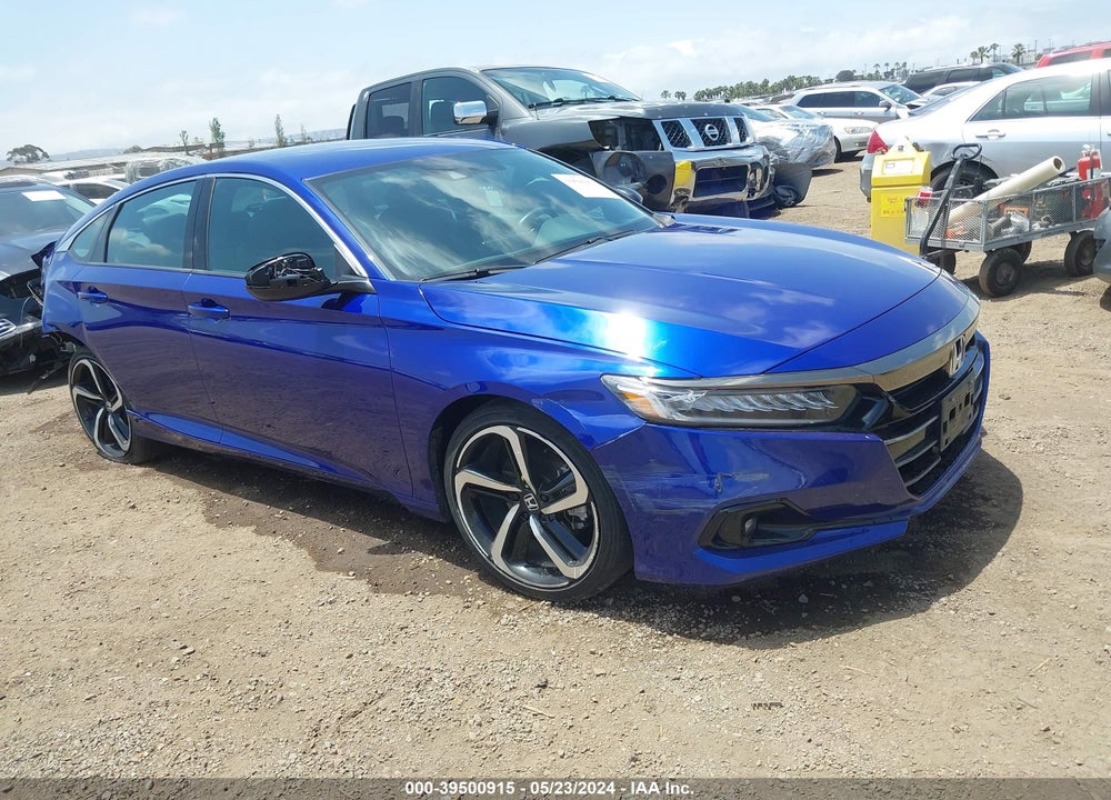 2021 HONDA ACCORD SPORT VIN: 1HGCV1F3XMA049732