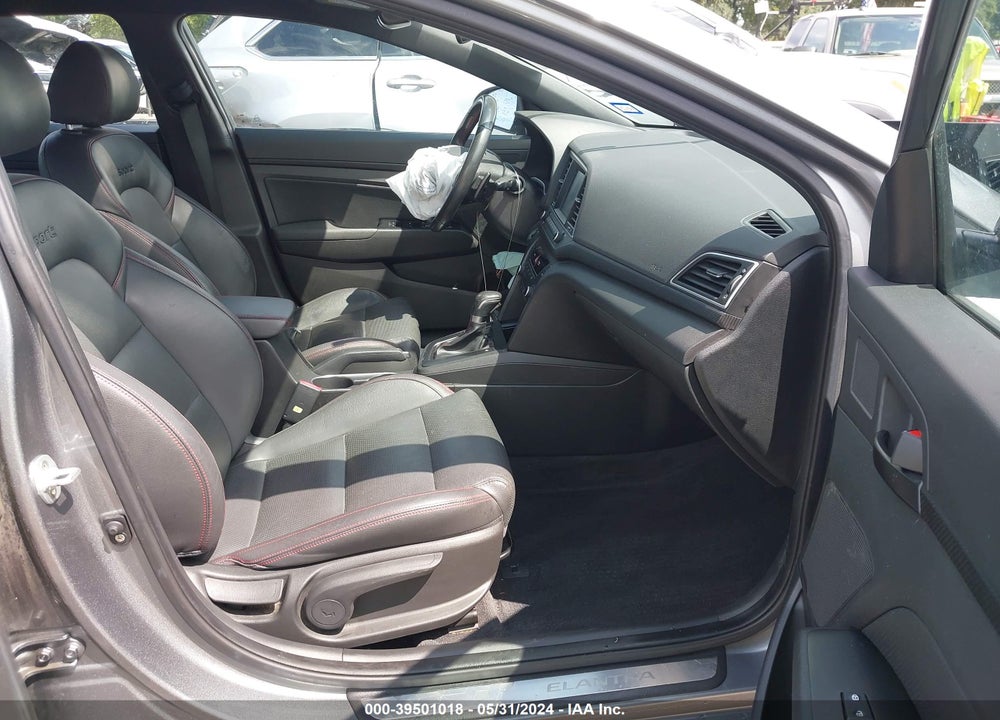 2018 HYUNDAI ELANTRA SPORT VIN: KMHD04LBXJU521027