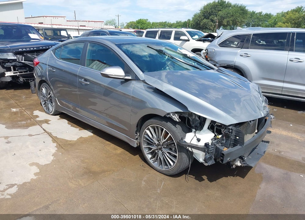 2018 HYUNDAI ELANTRA SPORT VIN: KMHD04LBXJU521027