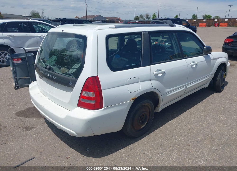 2005 SUBARU FORESTER 2.5XT VIN: JF1SG69665H743355