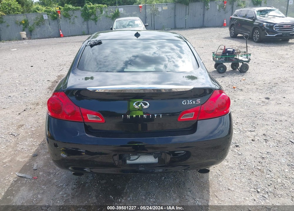 2008 INFINITI G35X VIN: JNKBV61F08M260000