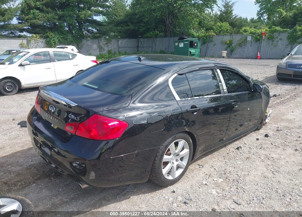 2008 INFINITI G35X VIN: JNKBV61F08M260000