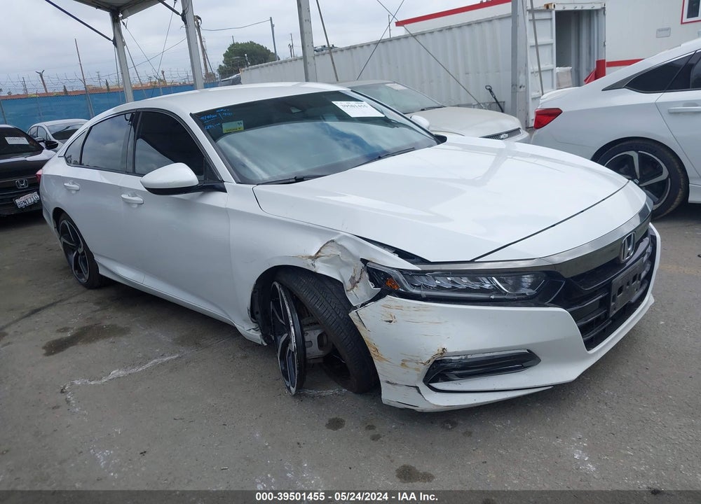 2018 HONDA ACCORD SPORT VIN: 1HGCV1F31JA244162