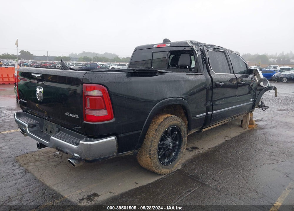 2019 RAM 1500 LIMITED 4X4 6'4 BOX VIN: 1C6SRFPT0KN518852