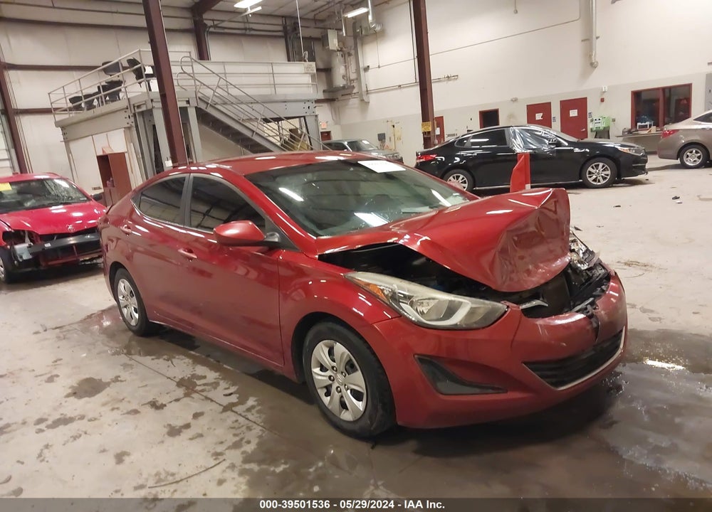 2016 HYUNDAI ELANTRA SE VIN: 5NPDH4AE0GH698845