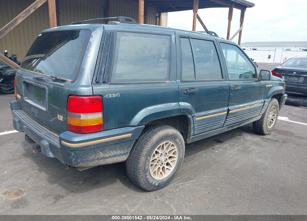 1993 JEEP GRAND CHEROKEE LIMITED VIN: 1J4GZ78Y3PC647969
