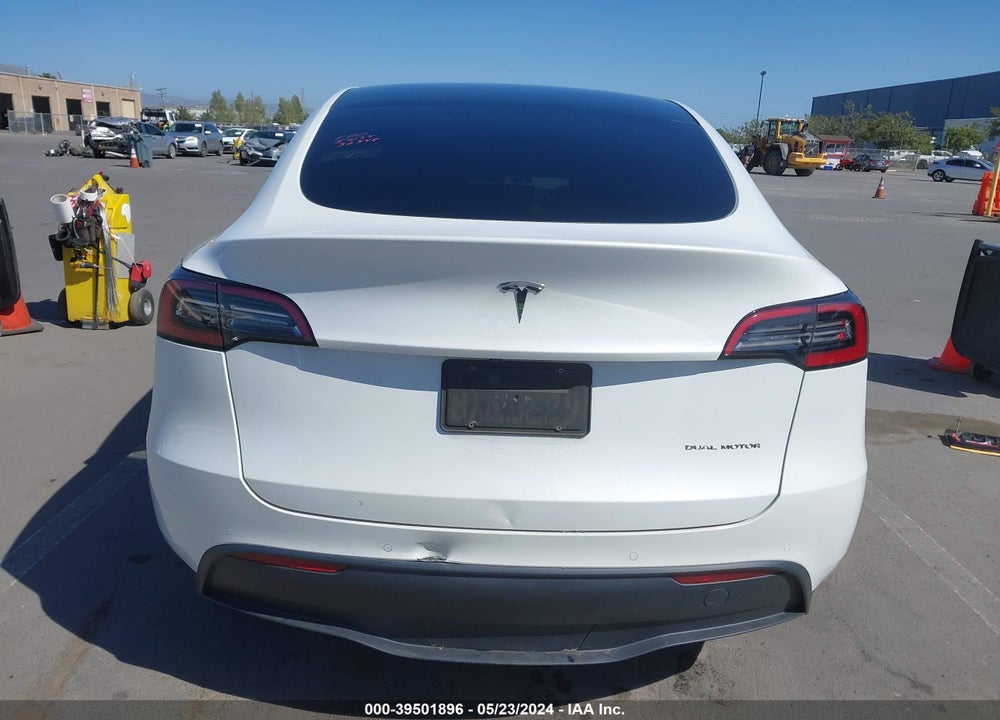 2021 TESLA MODEL Y LONG RANGE DUAL MOTOR ALL-WHEEL DRIVE VIN: 5YJYGDEEXMF244532