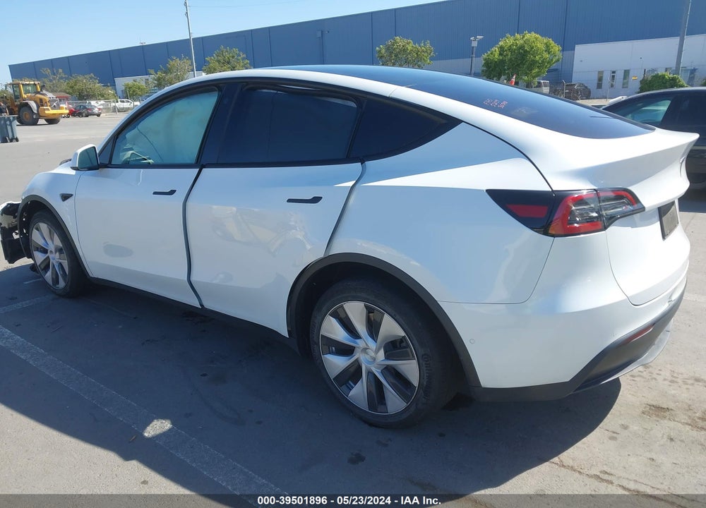 2021 TESLA MODEL Y LONG RANGE DUAL MOTOR ALL-WHEEL DRIVE VIN: 5YJYGDEEXMF244532