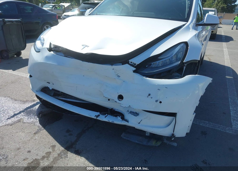 2021 TESLA MODEL Y LONG RANGE DUAL MOTOR ALL-WHEEL DRIVE VIN: 5YJYGDEEXMF244532
