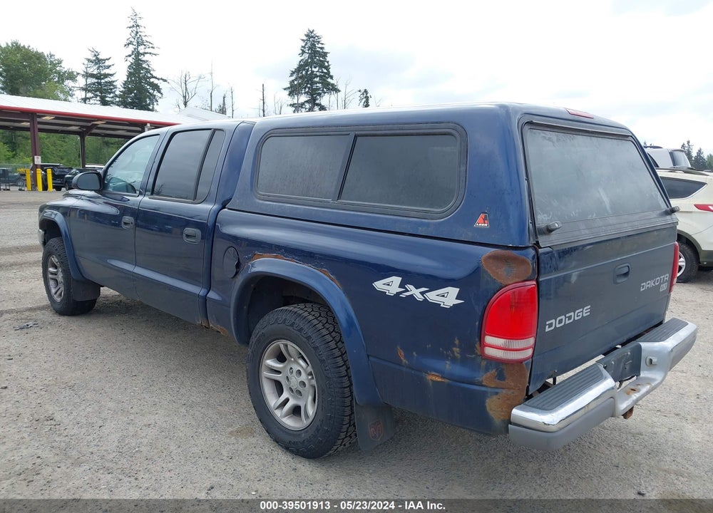 2003 DODGE DAKOTA SLT VIN: 1D7HG48N23S248609