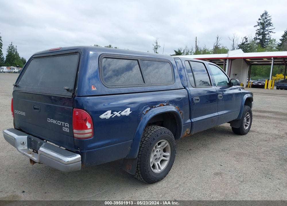 2003 DODGE DAKOTA SLT VIN: 1D7HG48N23S248609