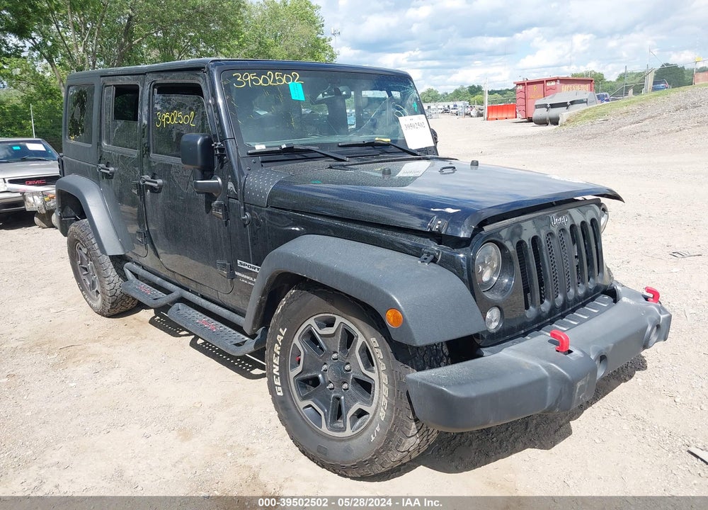 2018 JEEP WRANGLER JK UNLIMITED SPORT S 4X4 VIN: 1C4BJWDG9JL829178