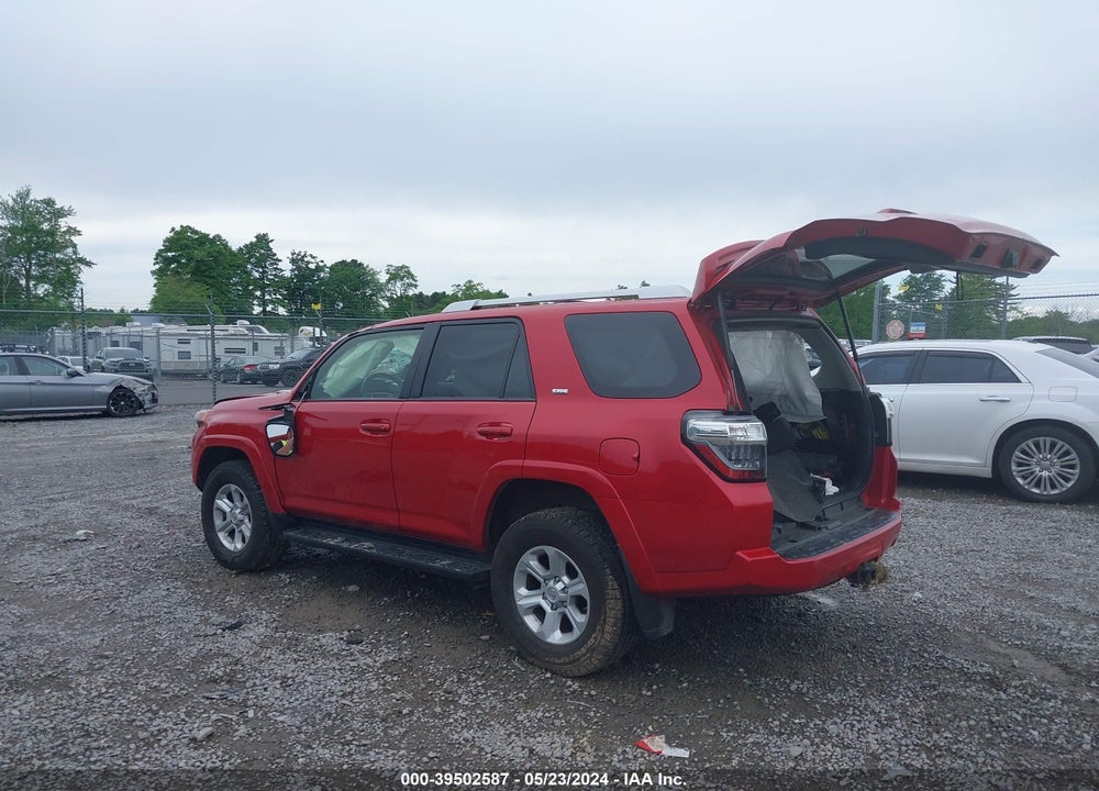 2018 TOYOTA 4RUNNER SR5 PREMIUM VIN: JTEBU5JR0J5598694