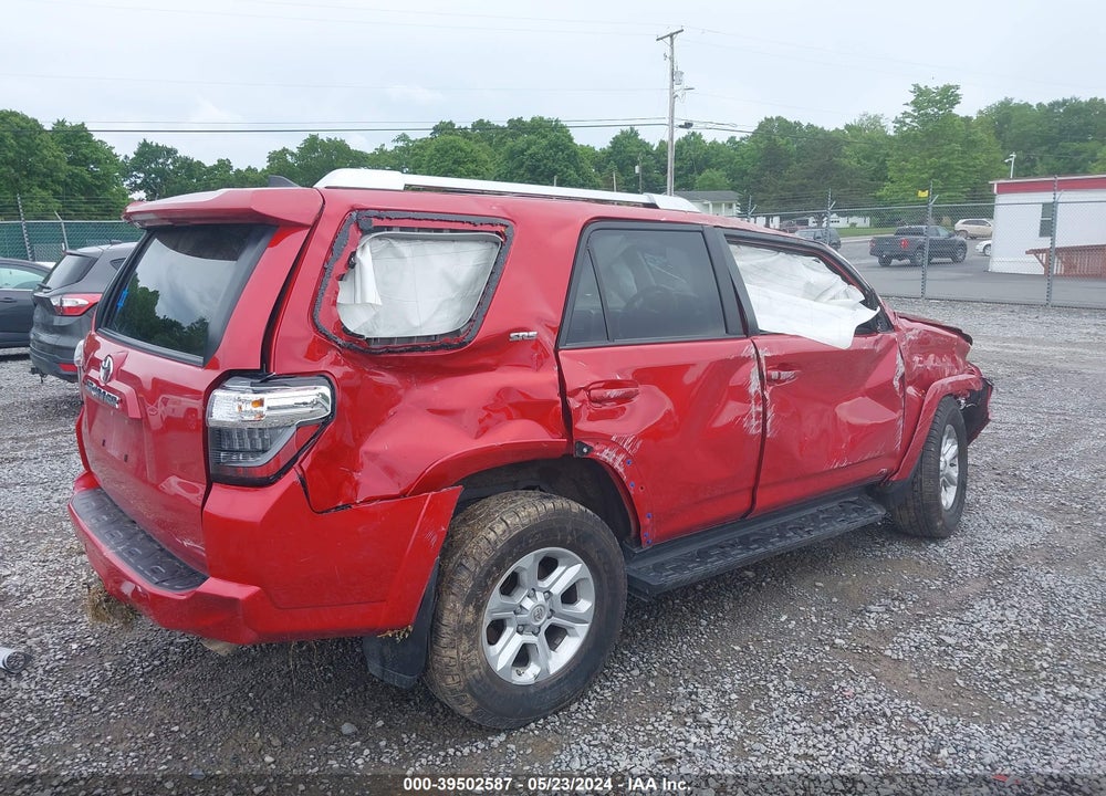 2018 TOYOTA 4RUNNER SR5 PREMIUM VIN: JTEBU5JR0J5598694