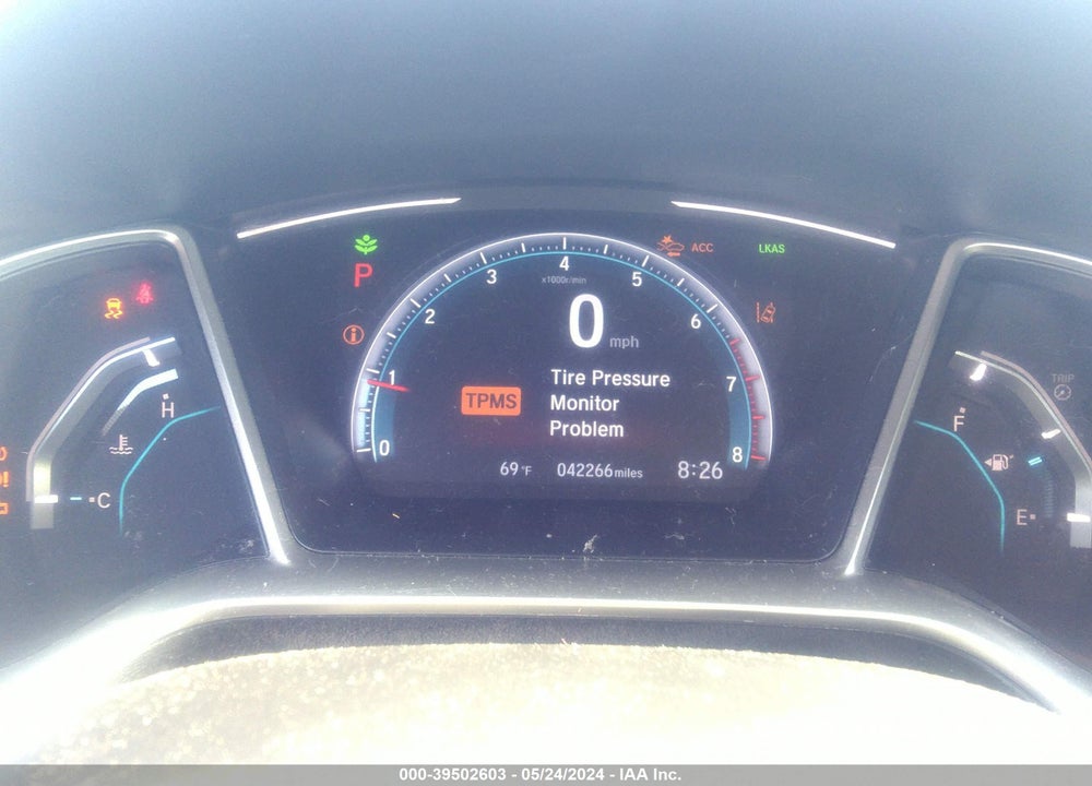2019 HONDA CIVIC EX VIN: 2HGFC1F34KH651026