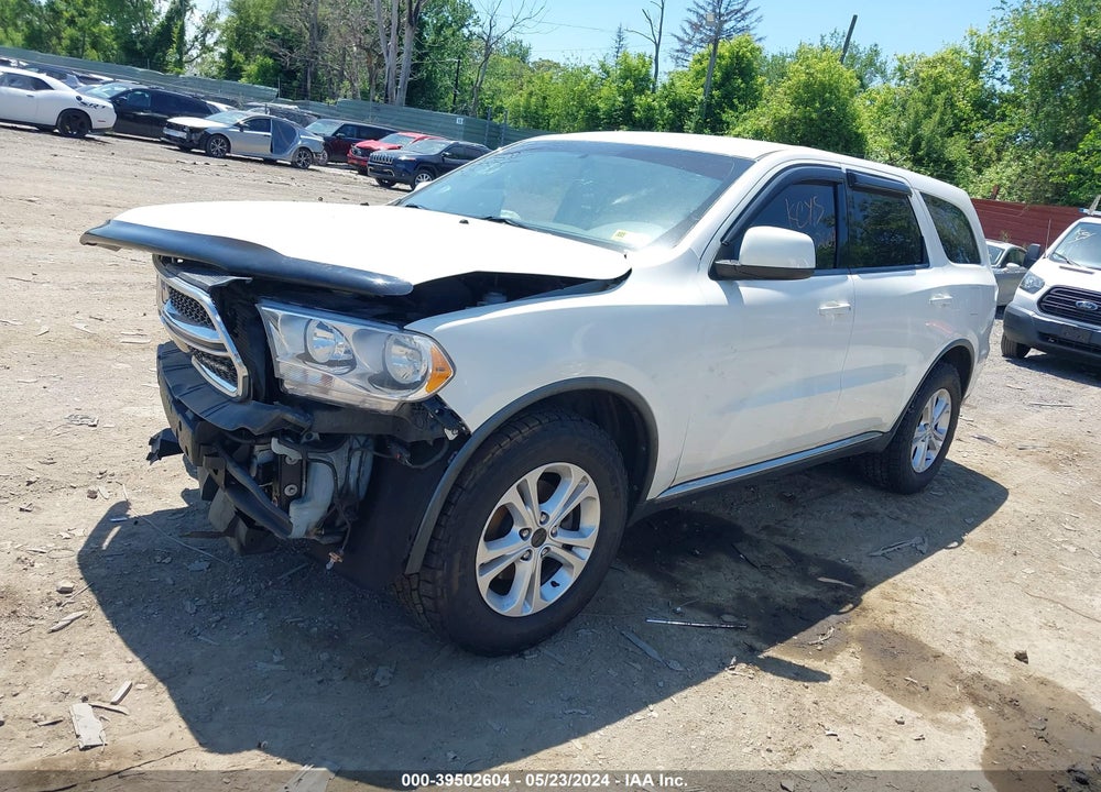 2012 DODGE DURANGO SXT VIN: 1C4RDJAG1CC213071