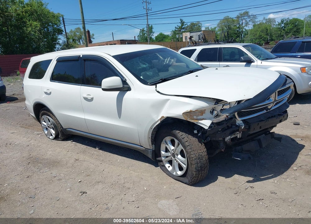 2012 DODGE DURANGO SXT VIN: 1C4RDJAG1CC213071