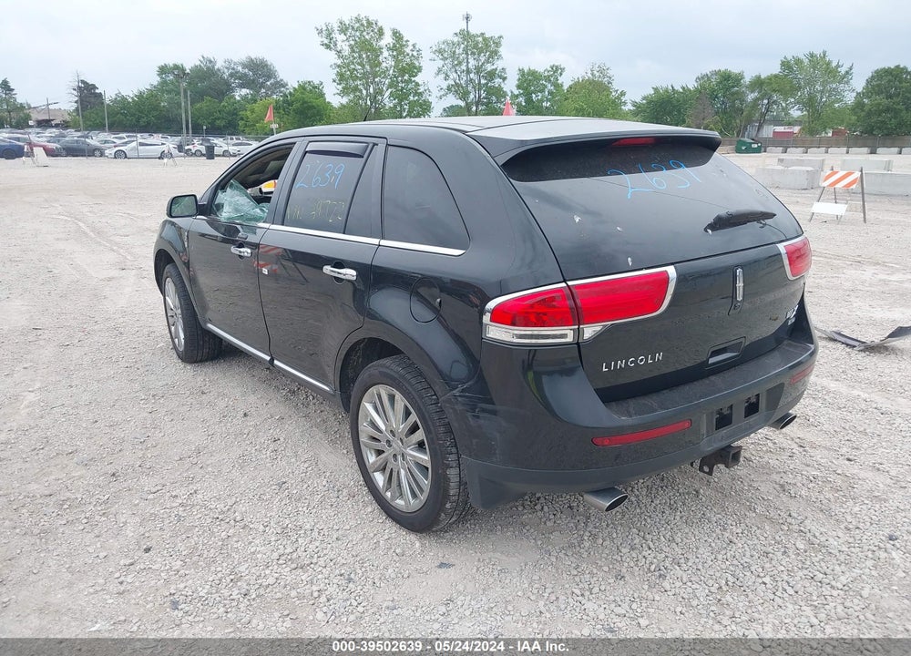2013 LINCOLN MKX VIN: 2LMDJ8JK8DBL39722