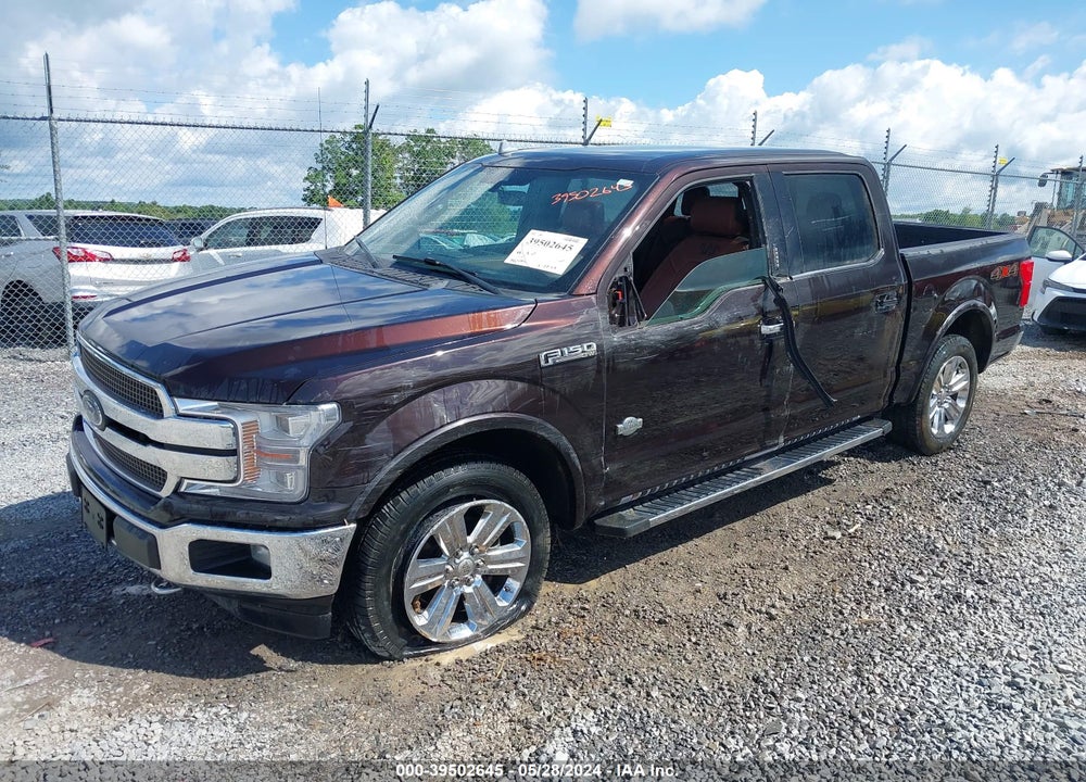 2018 FORD F-150 KING RANCH VIN: 1FTEW1EG8JFC56871