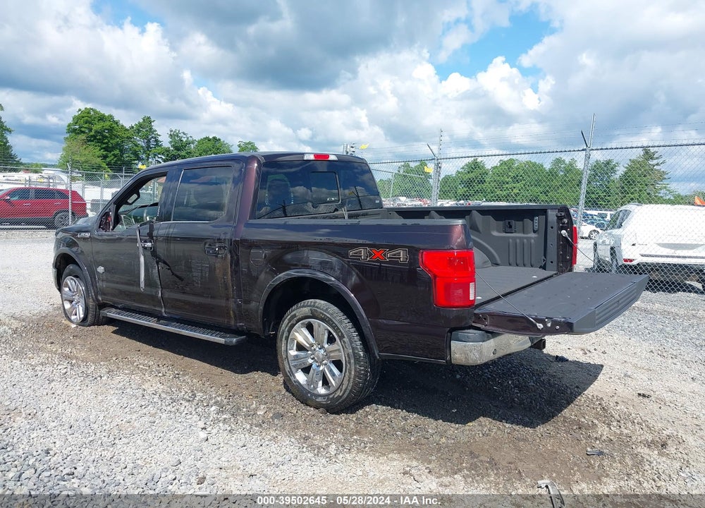 2018 FORD F-150 KING RANCH VIN: 1FTEW1EG8JFC56871