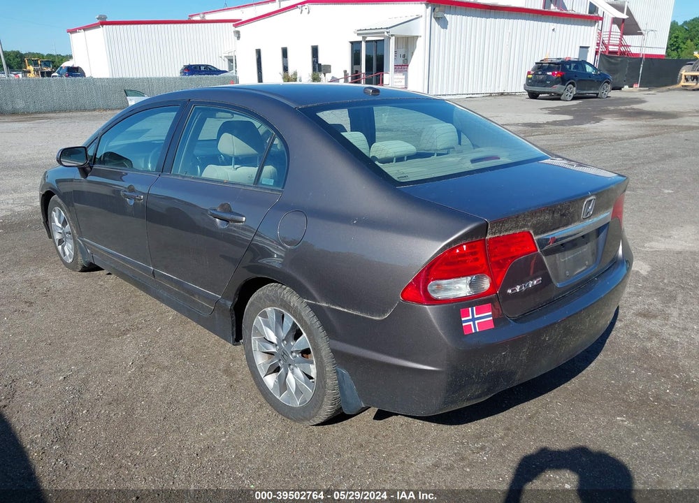 2009 HONDA CIVIC EX VIN: 1HGFA16819L025819