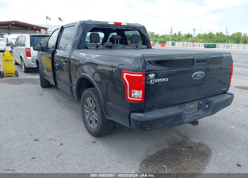 2016 FORD F-150 XLT VIN: 1FTEW1CF7GFB11887