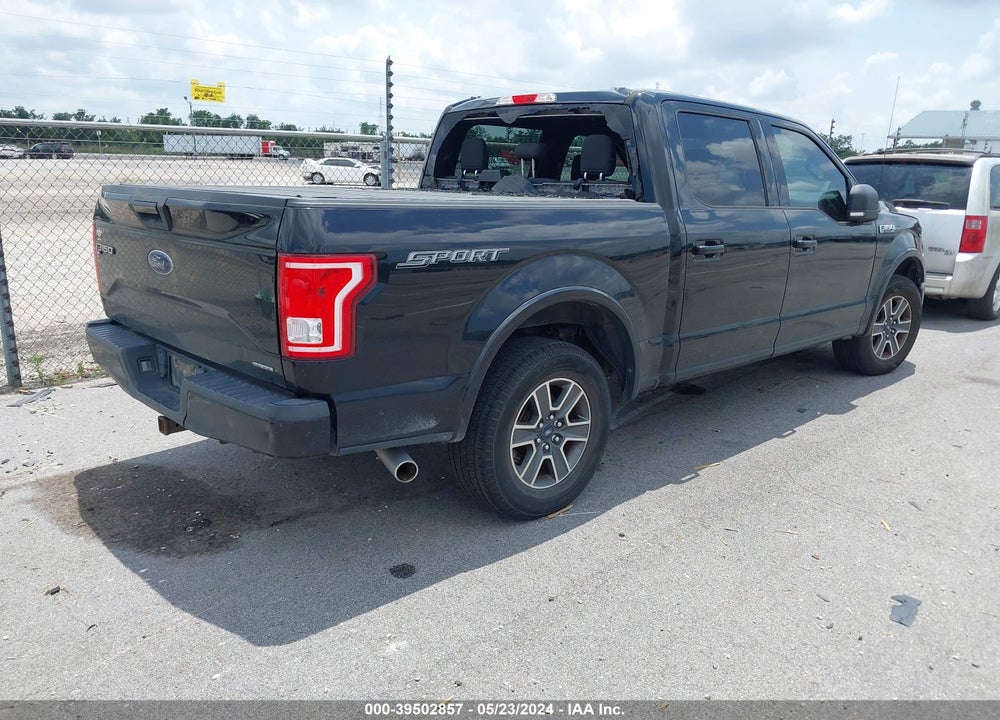 2016 FORD F-150 XLT VIN: 1FTEW1CF7GFB11887