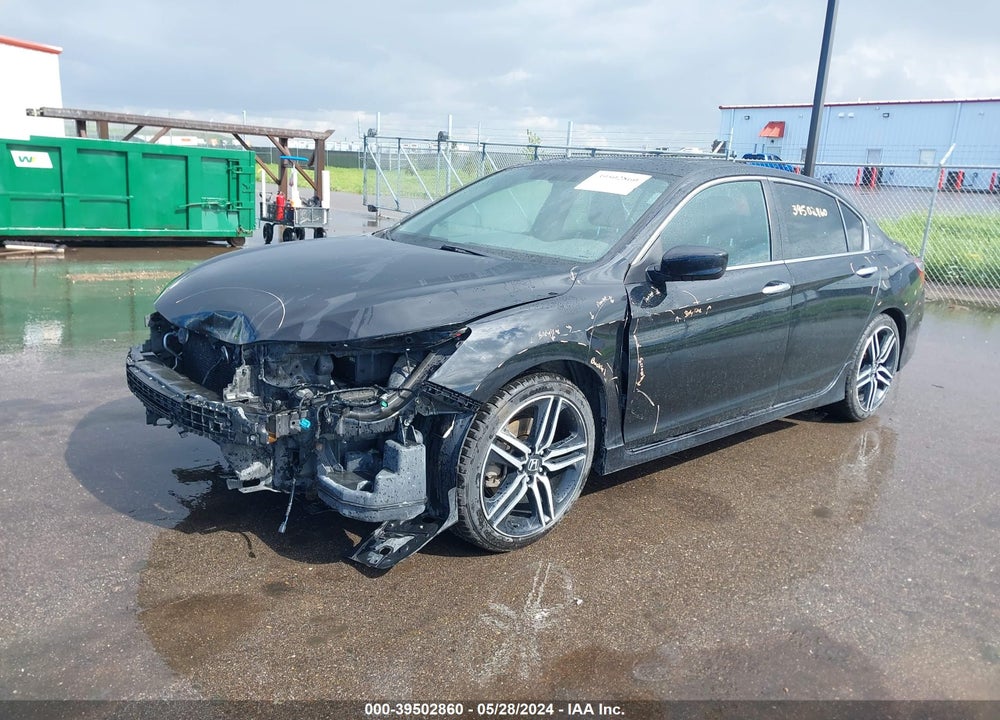 2017 HONDA ACCORD SPORT SE VIN: 1HGCR2F18HA048447