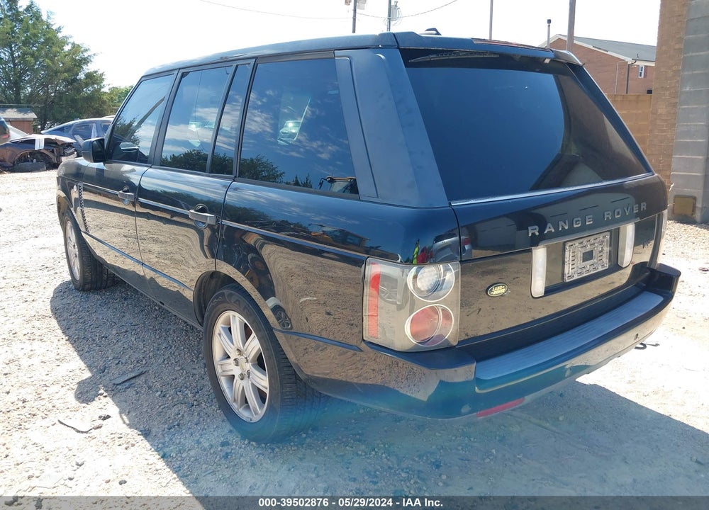 2007 LAND ROVER RANGE ROVER HSE VIN: SALME15407A256138