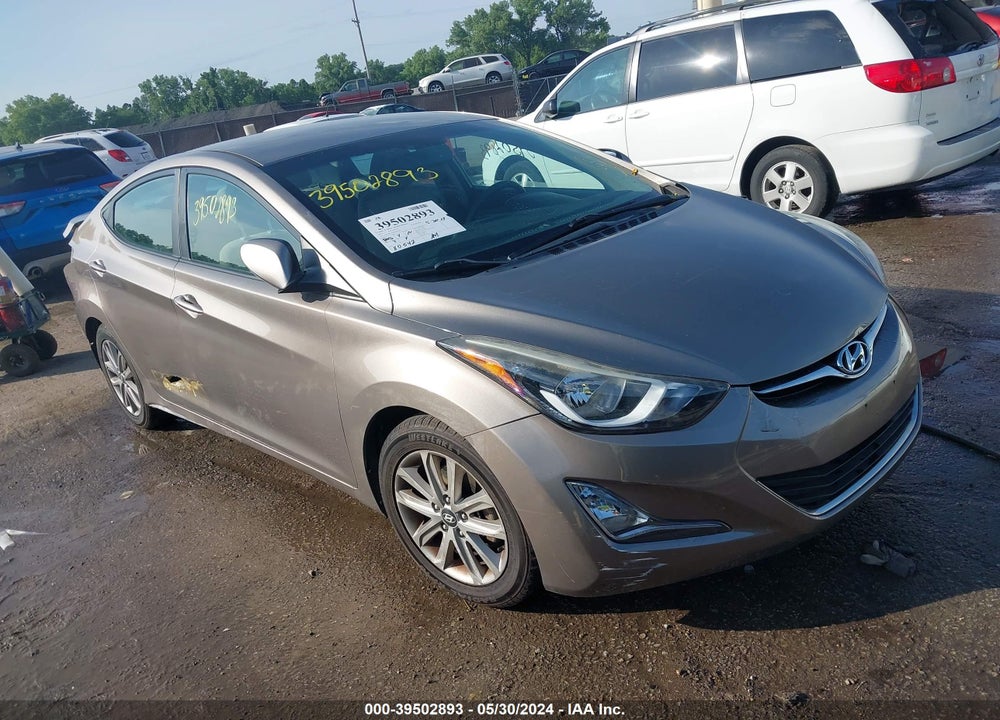 2015 HYUNDAI ELANTRA SE VIN: 5NPDH4AE5FH606384