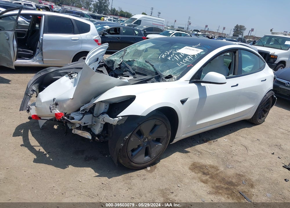2023 TESLA MODEL 3 REAR-WHEEL DRIVE VIN: 5YJ3E1EA4PF499516