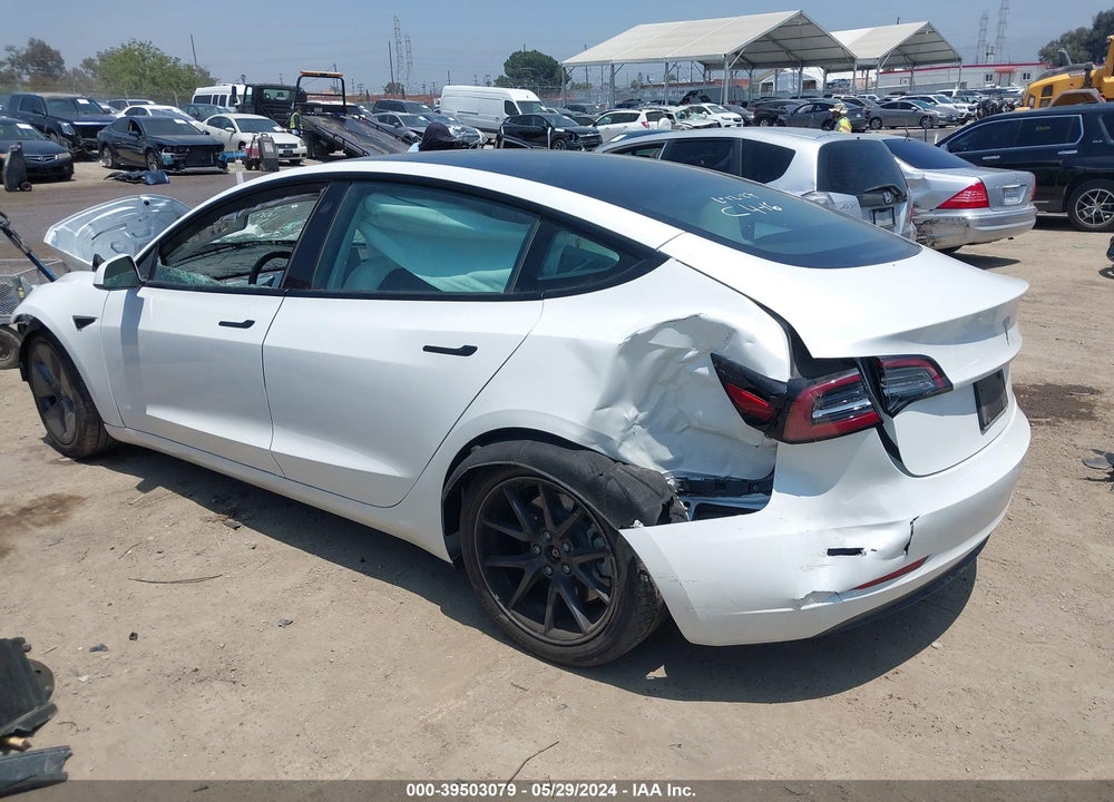 2023 TESLA MODEL 3 REAR-WHEEL DRIVE VIN: 5YJ3E1EA4PF499516