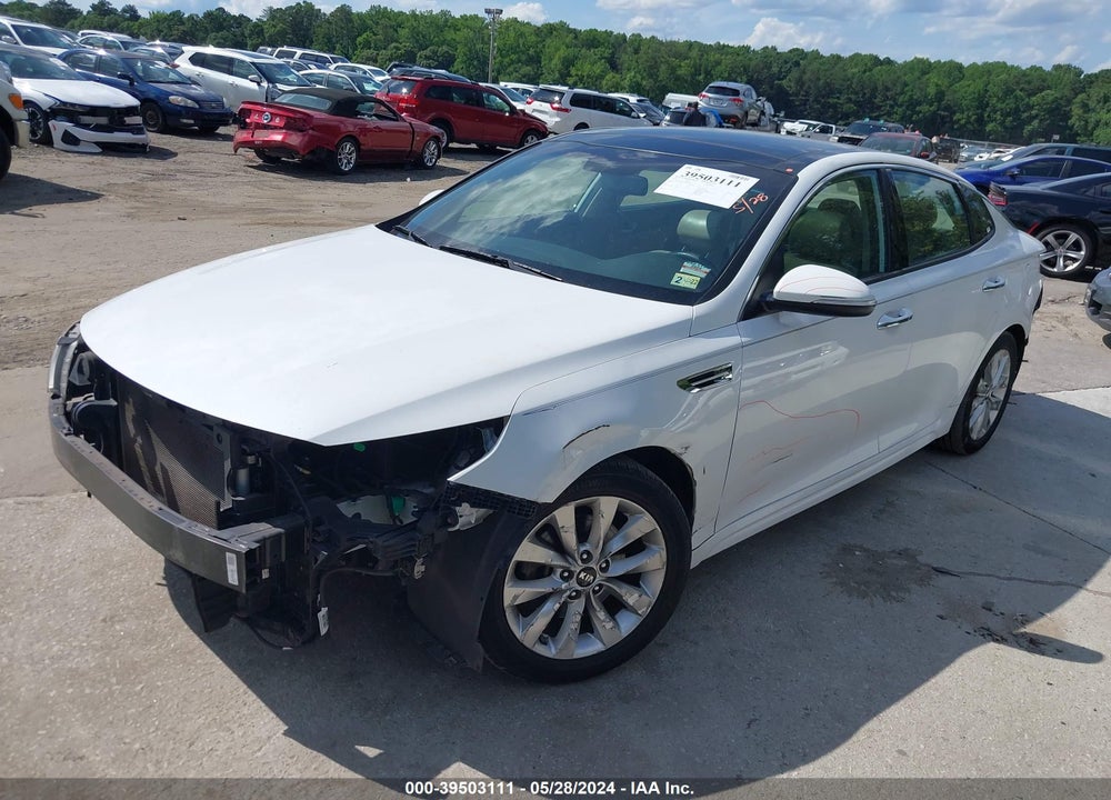 2016 KIA OPTIMA EX VIN: 5XXGU4L3XGG006347